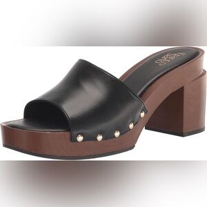 Franco Sarto Women's Capri 3 Clog Sandal black size 6.5